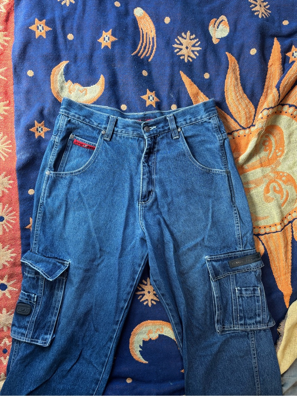 90s Exco Jeans cargo Blue Jeans